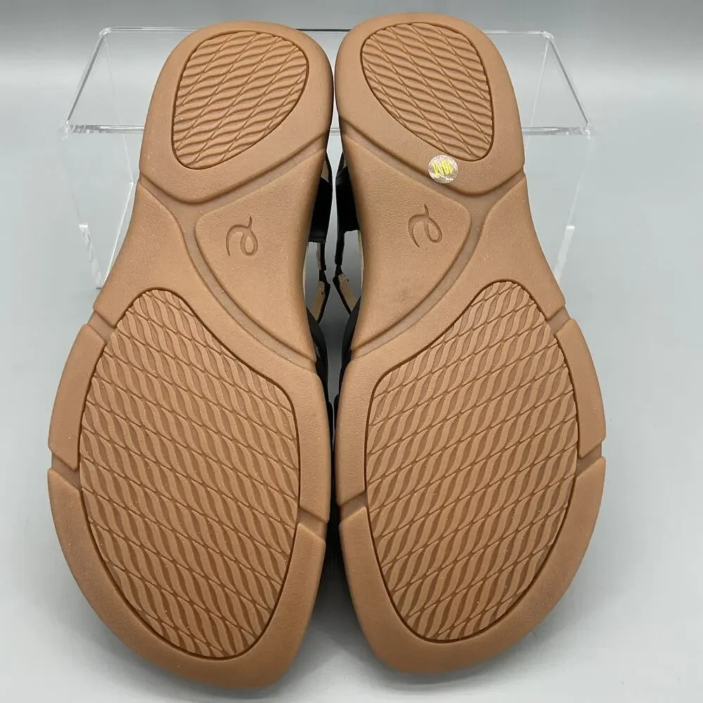 NEW Easy Spirit Women’s Marlene Slingback Sandals Black Size 10M